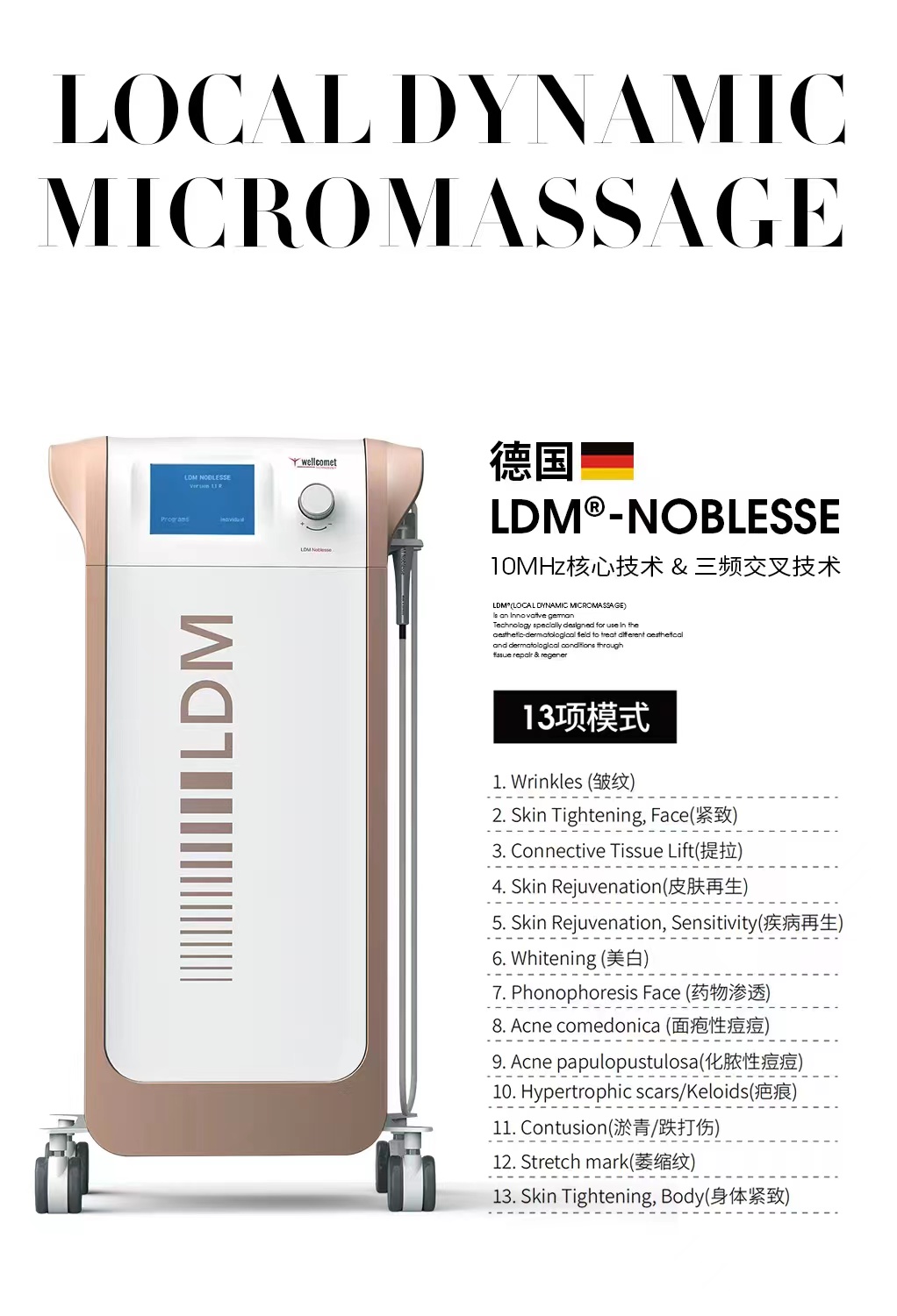 德国LDM水滴面部修复管理（10次）